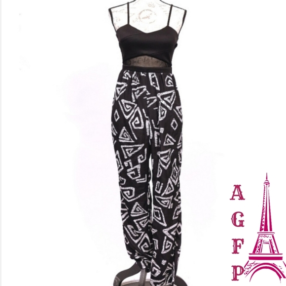 graphic jumpsuit